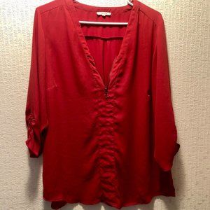 Maurices Quarter Zip Perfect Blouse